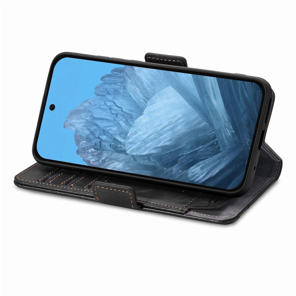 For Google Pixel 10 Pro/Pixel 10/Pixel 9 Pro/Pixel 9 Phone Cases CASENEO PU Leather Cover Stand with RFID Blocking Wallet