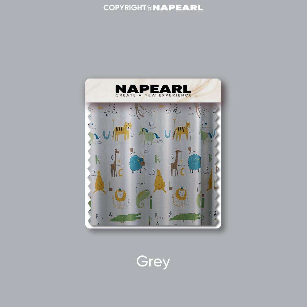 1PC NAPEARL 70-80% Blackout wydrukowano Cartoon wzór zwierzęcy spersonalizowane przezroczyste zasłony do sypialni salon Home Decor