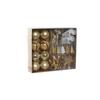 Boules de Noël - Home ESPRIT - Lot de 55 - Doré - Multicolore - 28x6x24 cm - Polyéthylène