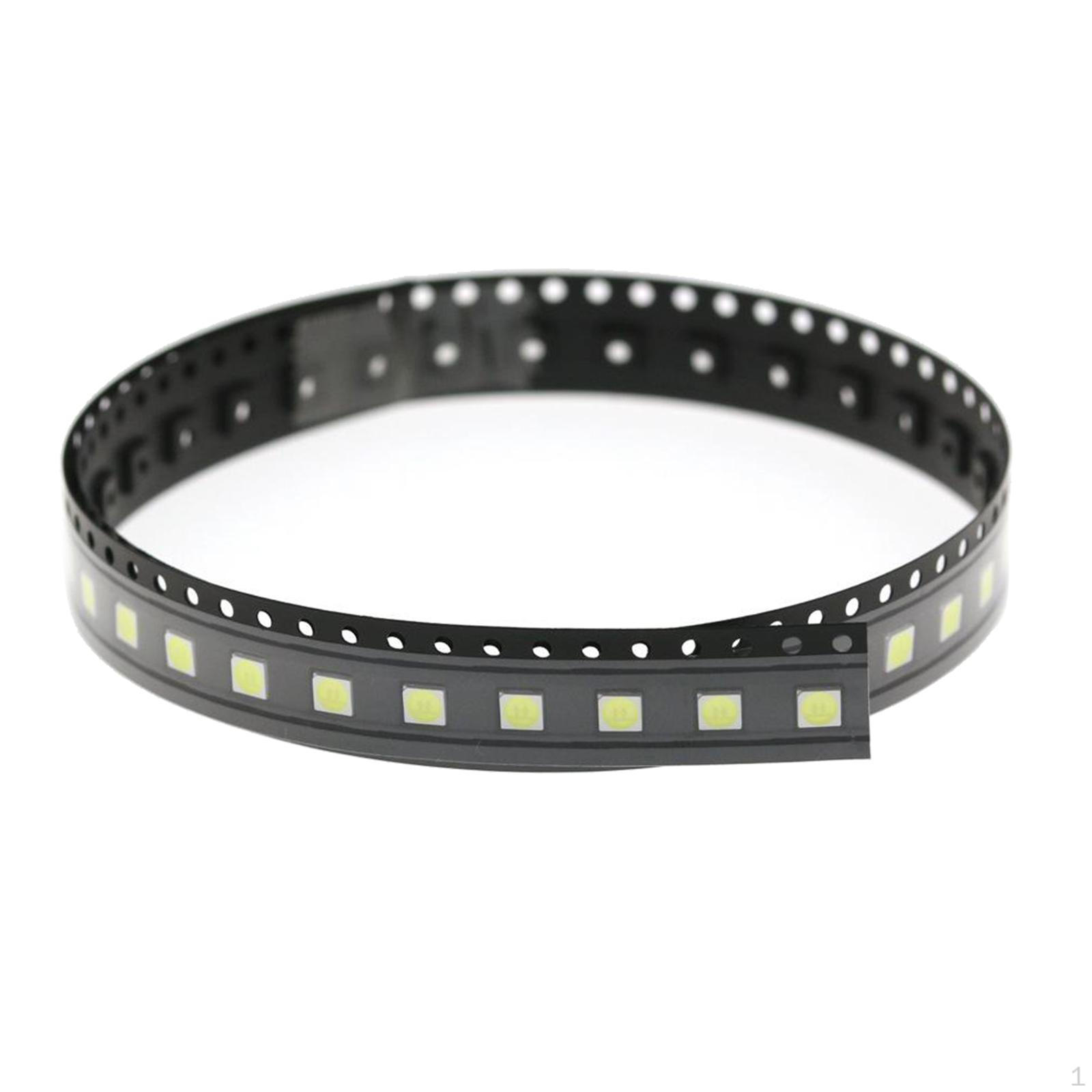 

100 3535 Chip SMD LED 5W Cold White Diodes 3V