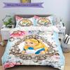 3pcs Princess Alice In Wonderland Bedding Set Includes 1 Quilt Cover and 2 Pillowcases, Comfortable B071