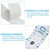 PATIKIL Adhesive Fish Ruler Fish Measuring Tape Sticker Tape Waterproof for Fishing Boat Kayak White 3-Pack 51"
