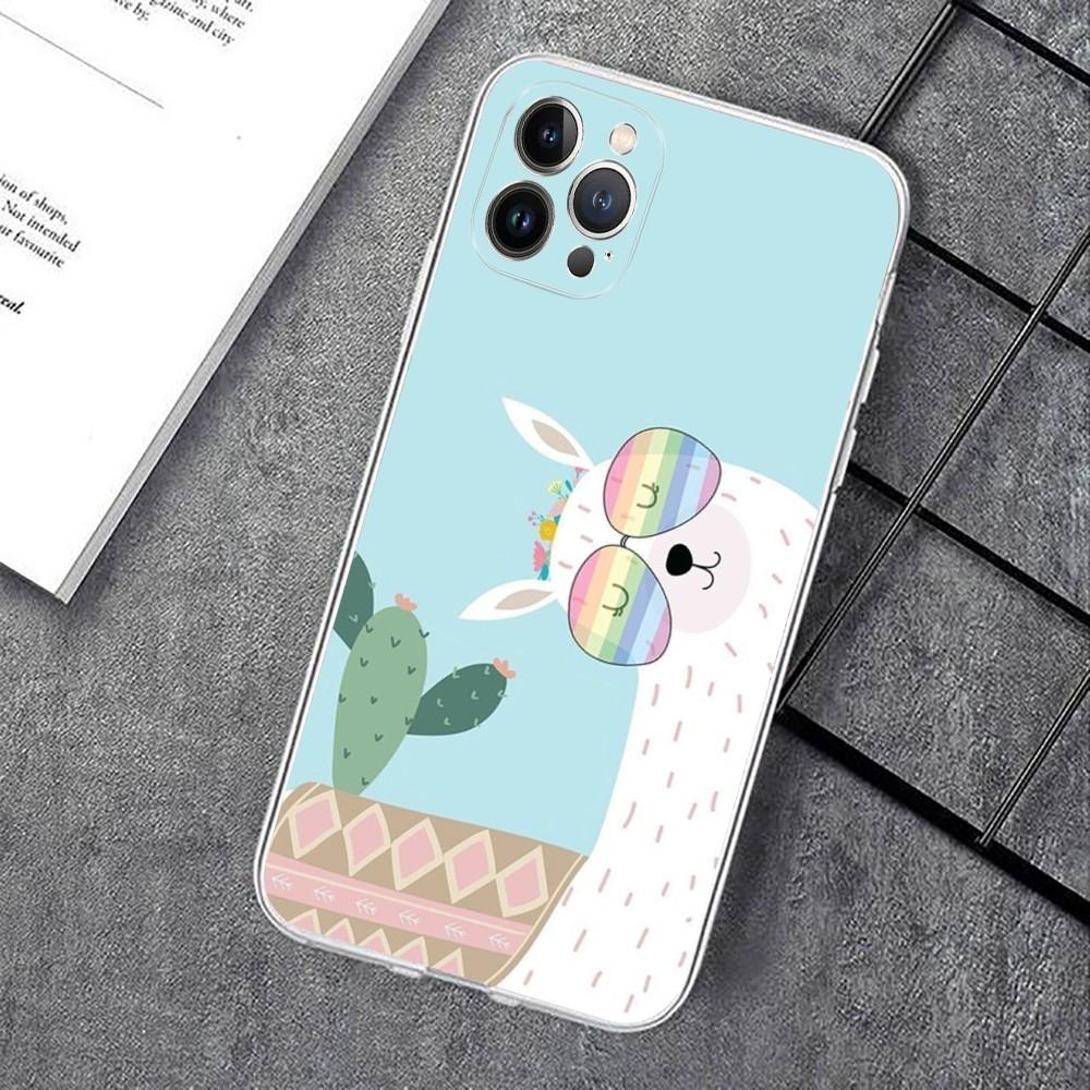 Lama Llama Alpacas Phone Case For IPhone 14 11 12 13 Mini Pro XS Max Cover 6 7 8 Plus X XR SE 2020 Funda Shell