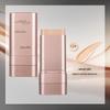 Korean Style Bright Glow Foundation Stick with Double-Ended Brush for Natural, Luminous Skin