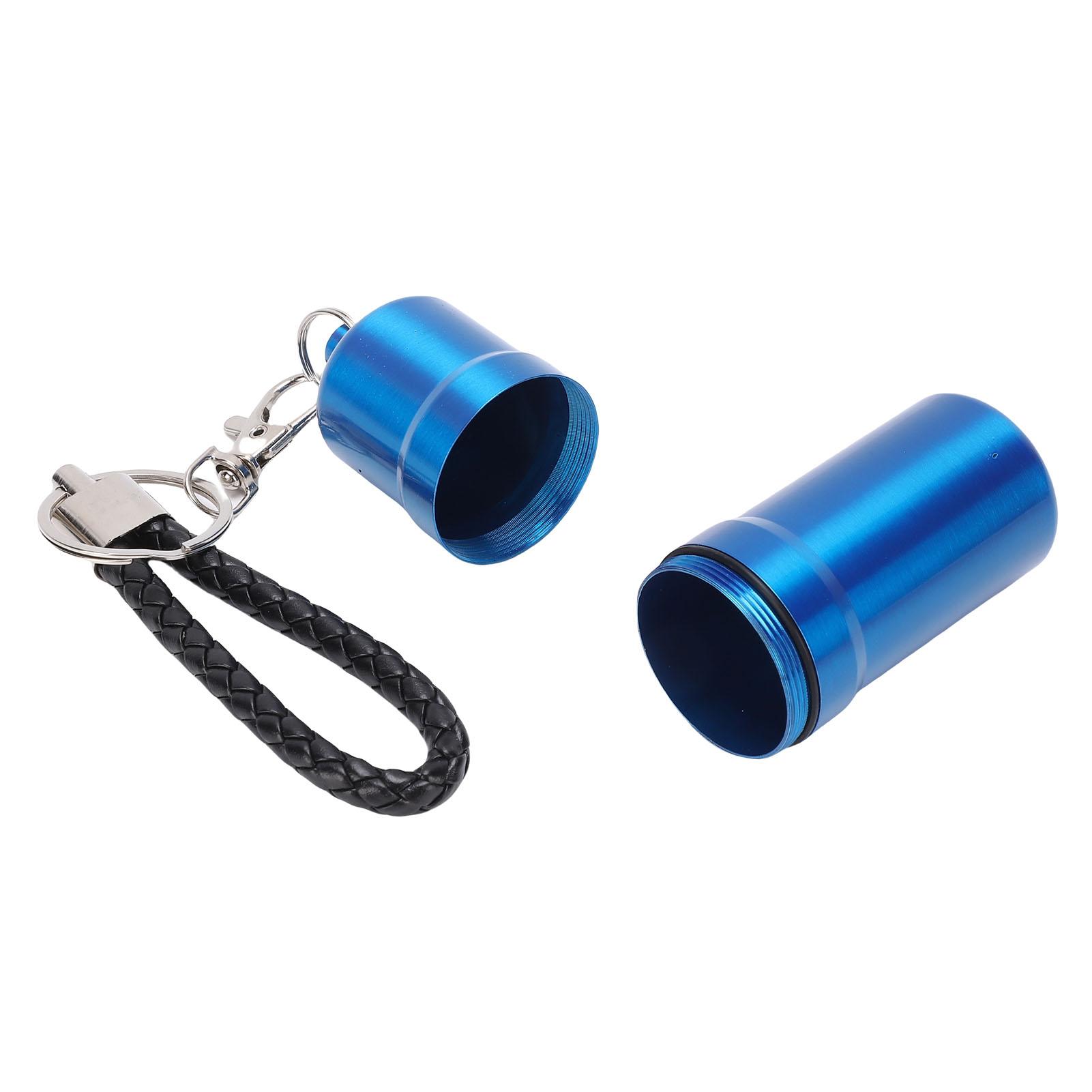 

Portable Airtight Container Water Proof Aluminum Alloy Well Sealing Metal Storage Tube for Outdoor Camping Travel