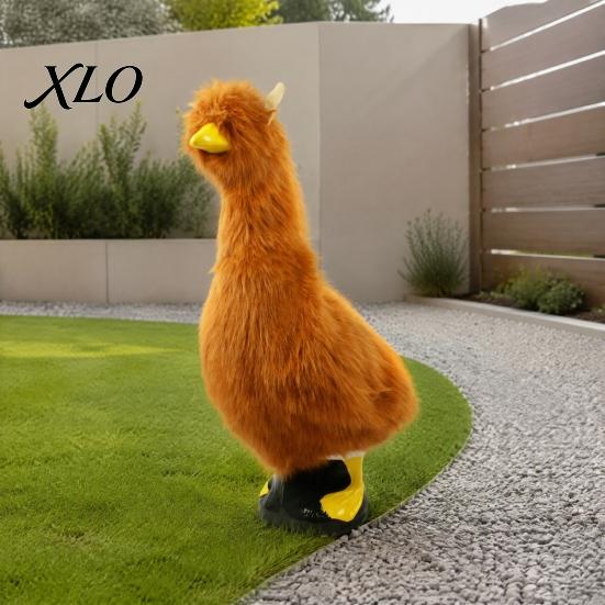 Holiday Goose Costume for Porch Animal Clothing 23 Inch Goose, Decorative Outfit, Creative Clothes Windowsill Yard And Garden, Seasonal Lawn Ornament