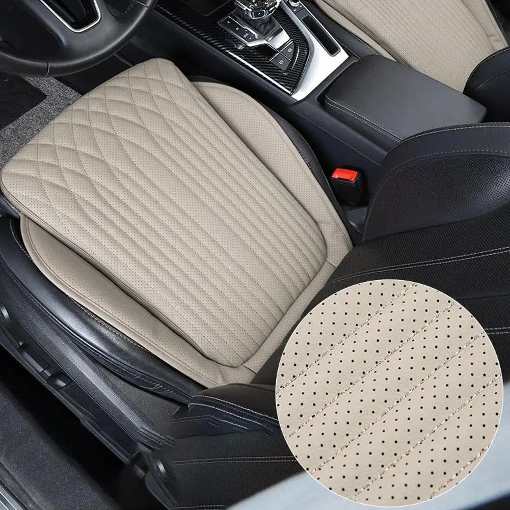 Breathable Leather Car Seat Cushion Protector Universal Automobiles Seats Cover Anti Slip High-Resilience Auto Seat Cushion