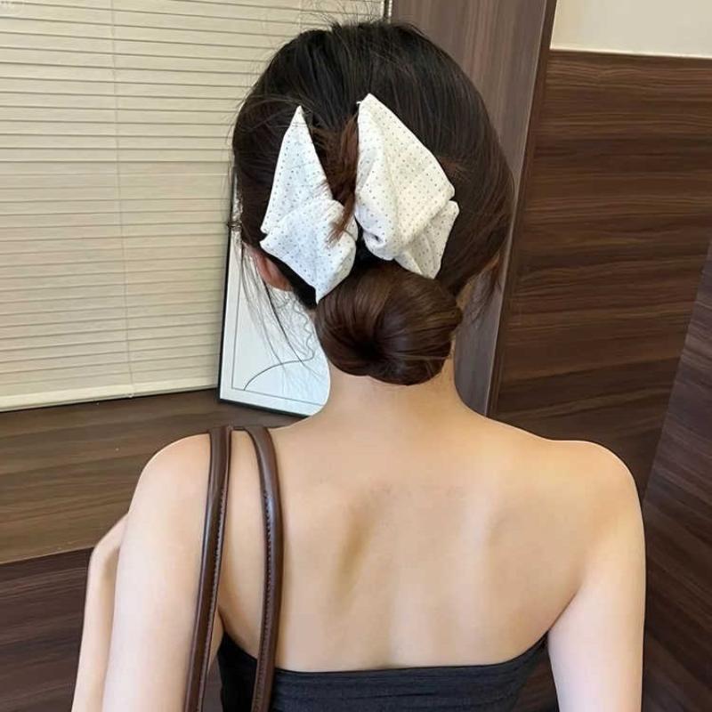 Wheat Spike Butterfly Knot Triangle Clip Women'S Graceful Audrey Hepburn Style Large Shark Clip Hairpin