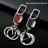Stylish Men's Metal Car and Motorcycle Keychain Pendant: Durable Waist Hanging Keyring