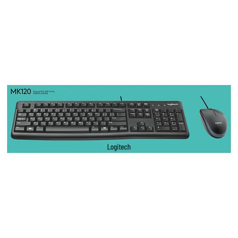 Logitech K120 Full-Size Wired Office Keyboard