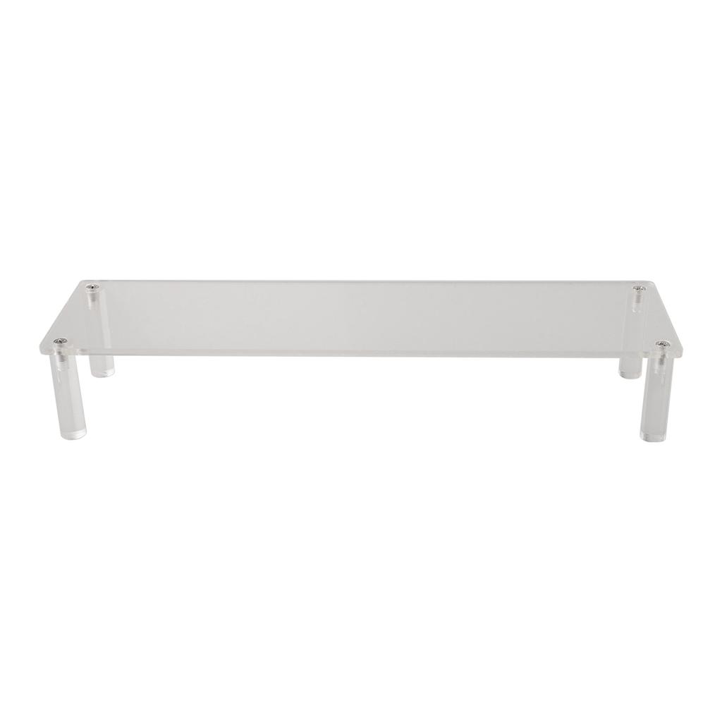 Figurine Display Stand Single Layer 30cm Long (30*8*5cm) Acrylic Display Stand Versatile Use Hassle-free Assembly Retail Store