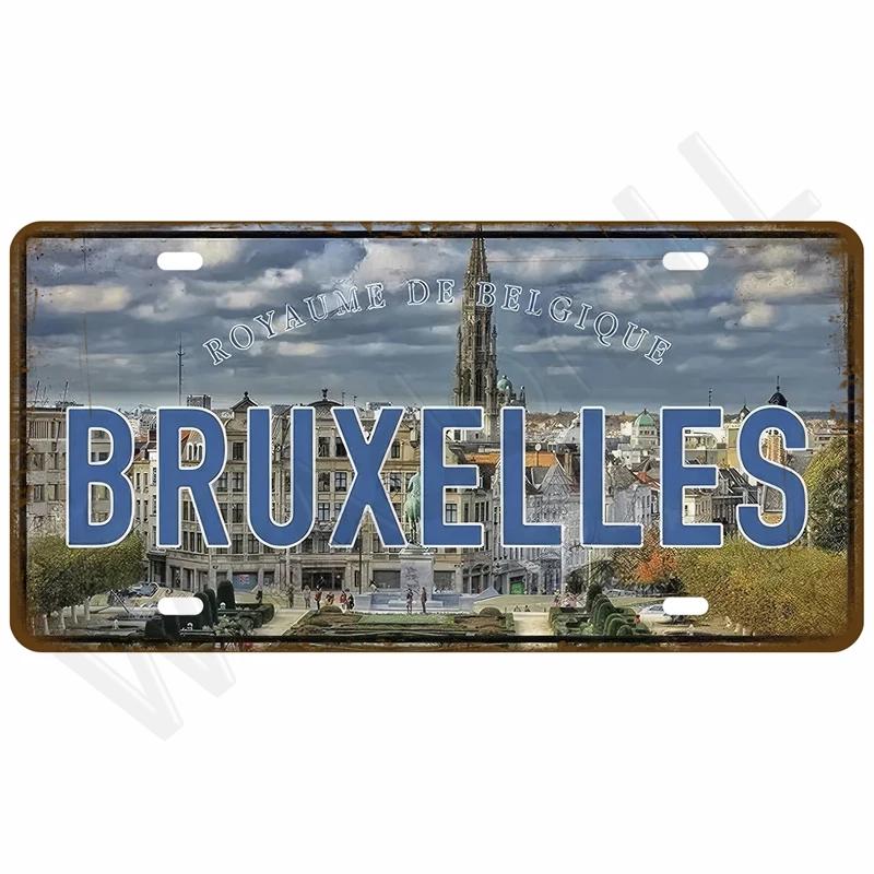 Vintage Metal Plate Tin Sign Plates Bar Retro Metal Sign Wall Art Mural Aesthetic Room Home Decor Items Poster Garage Decorat