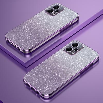 Plating Bling Glitter Shockproof Case For Xiaomi Poco X5 X3 Pro NFC M4 M3 Redmi Note 13 12 11 10 9 9A 9C 5G Back Cover