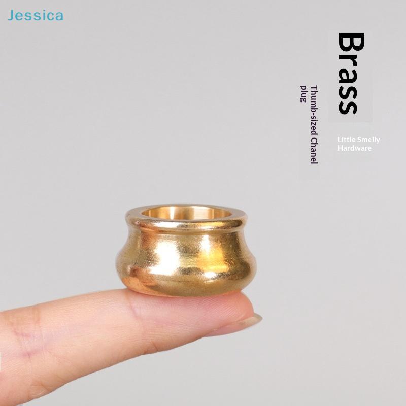 Mini Brass Incense Burner - Small Censer For Stickcone Incense (Homeoffice Aromatherapy Decor)