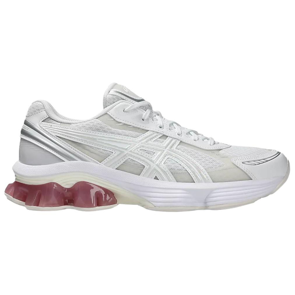 Asics Gel-Kinetic Fluent Comfortable Fit Shock Absorption Rebound Running Shoes Unisex sneaker White Red 1203A892-100