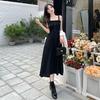 2026 Women's Plus Size Slimming Fairy Camisole Slip Dress with Pleated Hem for Summer