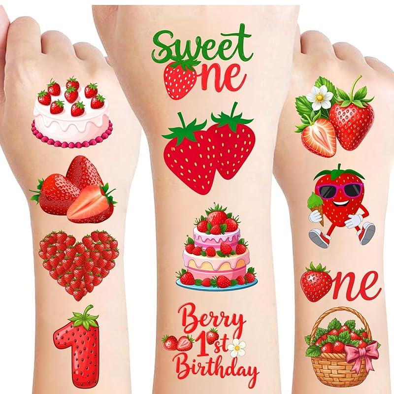 70 PCS Small Wildflower Floral Temporary Tattoos,Sping Flower Themed Tattoos for Birthday Party Decoration Supplies Favors Realistic Long Lasting