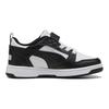Puma Rebound V6 Lo Classic Versatile Low-Top Kids Skate Shoes Kids Sneakers Black White 397419-01