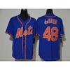 Camiseta de Béisbol New York Mets Unisex Bordada Personalizada Ropa para Fans de la MLB Ropa Deportiva Hombres Mujeres Otoño
