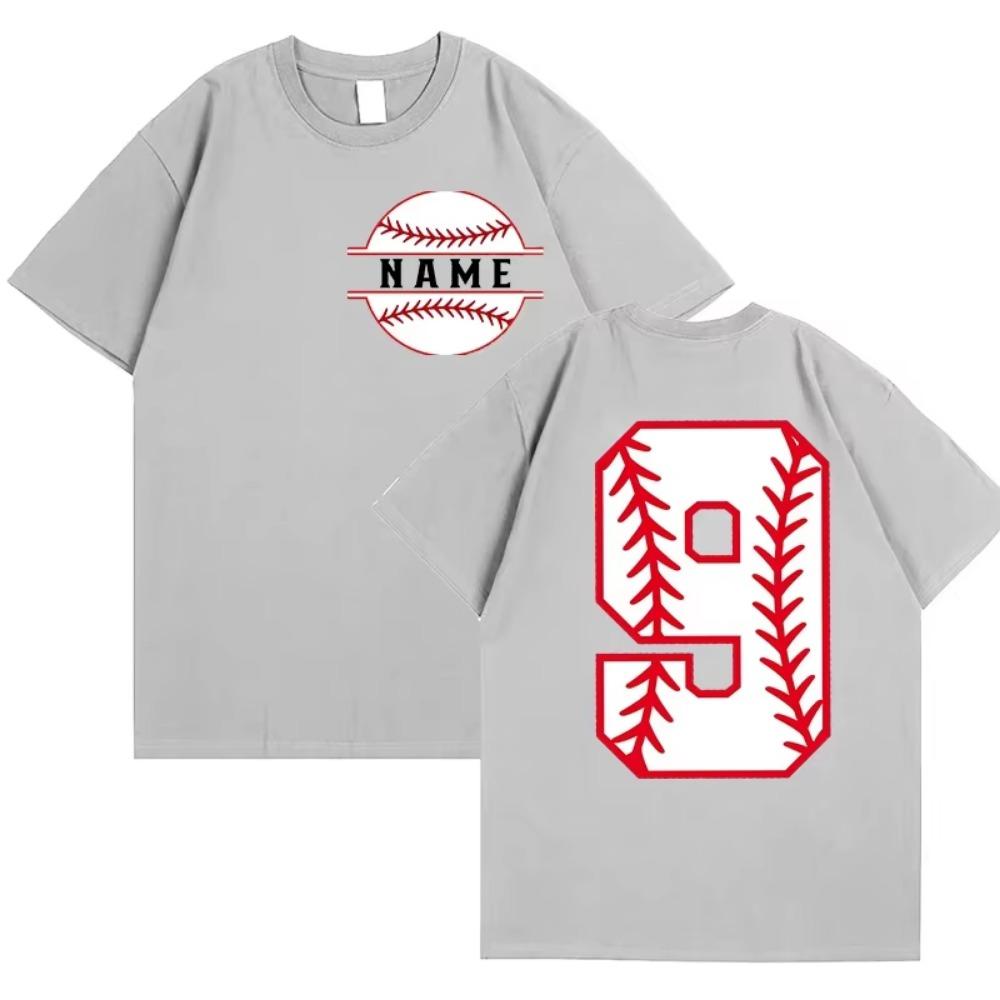 Name and Numbered Baseball T Shirt for Women Men Custom Baseball Tee Shirts Game Day Shirt Unisex Tees The Season Baseball Tops