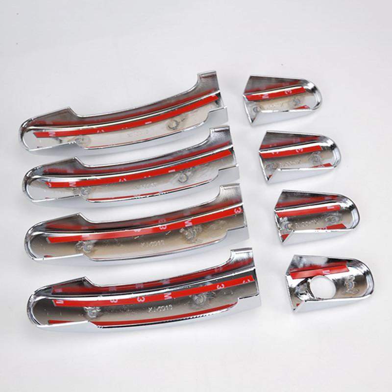 For Ford focus 2 focus 3 2005-2011 2012 2013 ABS Chrome trim Door Handle Covers auto car accessories