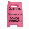 Warning Message Overstimulated Hair Clip Novelty Warning Sign Hairpins  Daily