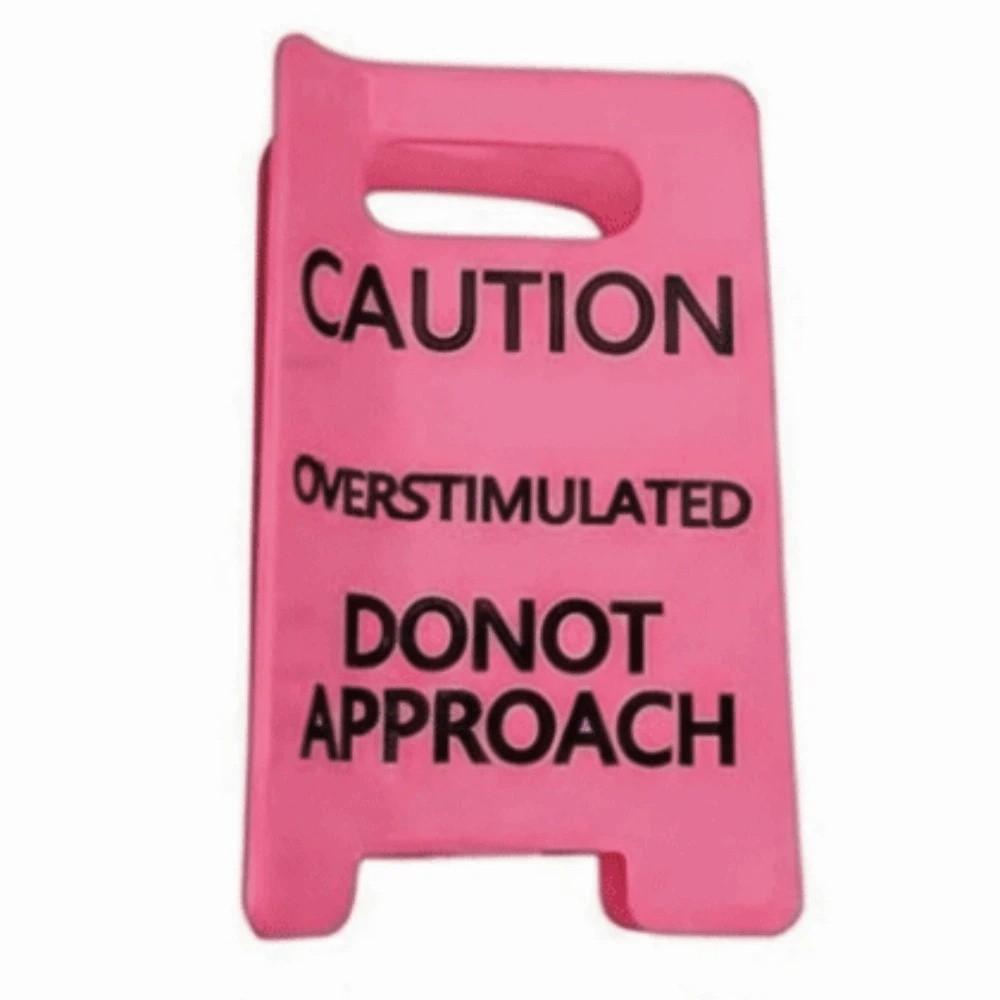 

Warning Message Caution Sign Hair Claw Clip Thick Hairs Design Warning Sign Hairpins Women