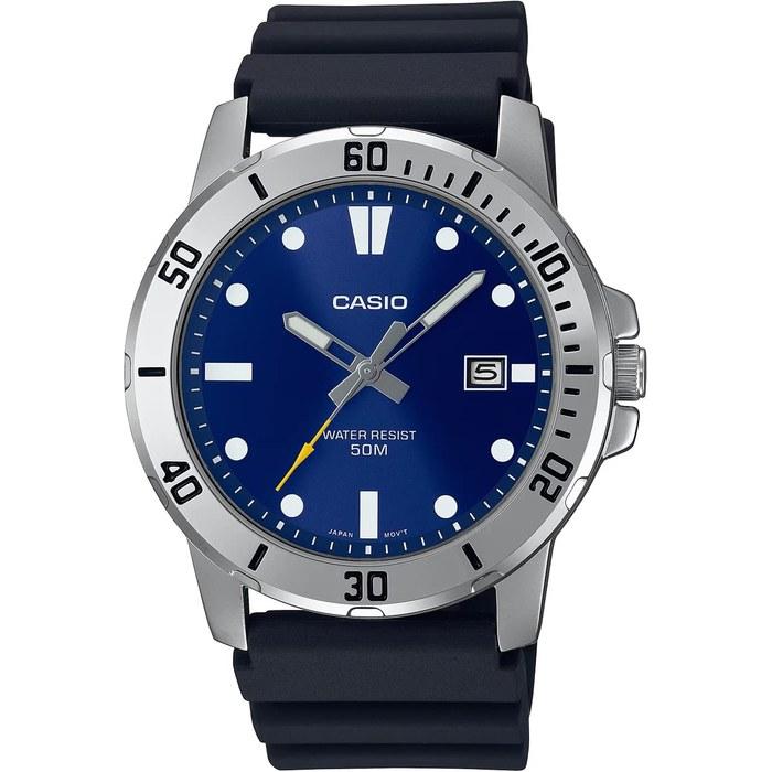 Casio Standard Analog Quartz Men s Watch MTP-VD01-2EV Navy (Imported)