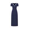 French V-neck floral dress women's summer Korean version of pure desire temperament, waist and thin medium and long skirt