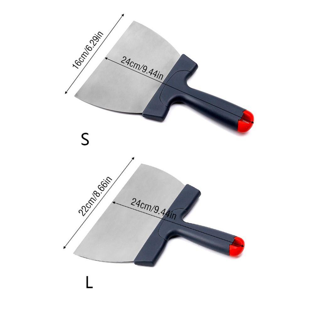 Large Size Chocolate Tempering Scraper Stainless Steel Chocolate Spatula Chocolate Shovel  Dough