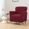 Polar Fleece Armchair Cover Elastic All-inclusive Single Sofa Slipcovers for Living Room Stretch Tub Club Chairs Protector Case