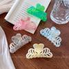 Fashionable Sophisticated And Floral Acetate Hair Claw Clip For Effortless Updos Styles And