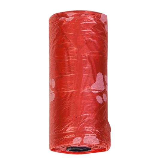 5 Rollen Pfotenabdruck Hundekot Katzenkot Kotbeutel Outdoor Haus Sauber Müllbeutel
