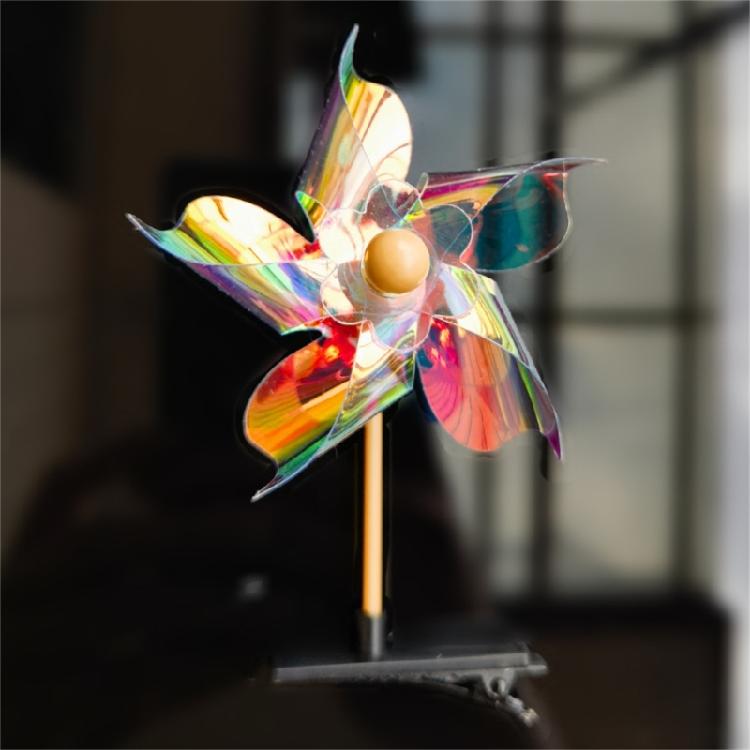 Y2k 90s Aesthetic Colorful Windmill Hairpin for Children Charm Sweet Hair Clip