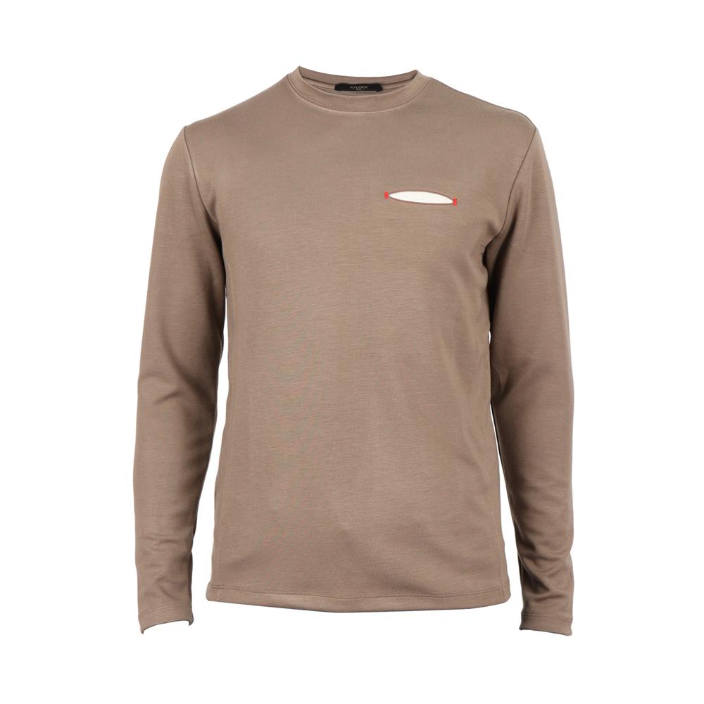 IKALOOK Bartec Point Round Neck Long Sleeve Tee Tee167