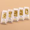 LIEI Gold Number Birthday Candle