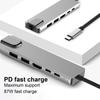 6-in-1 Multifunctional Type-C To PD Charging USB 3.0 Hub Docking Adapter