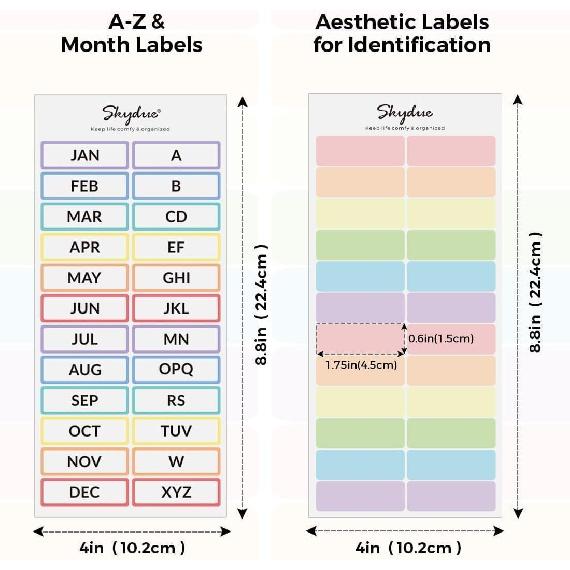 SKYDUE Expanding File Folder, Accordion File Organizer with 13 Pockets for A4/Letter Sized Paper, Accordion Folder with Labels - Document Receipt