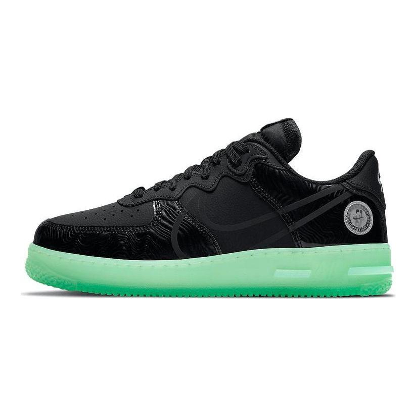 Nike Air Force 1 React LV8 All Star 2021 Unisex Tenisky Černá Téměř Zelená CV2218-001