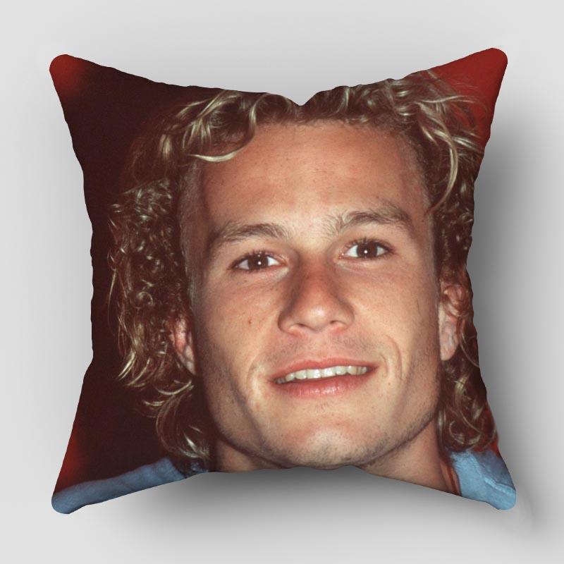 Heath Ledger Kissenbezug Kissenbezug nach Wunsch Modernes Heim Dekokissenbezug für Wohnzimmer 45X45cm