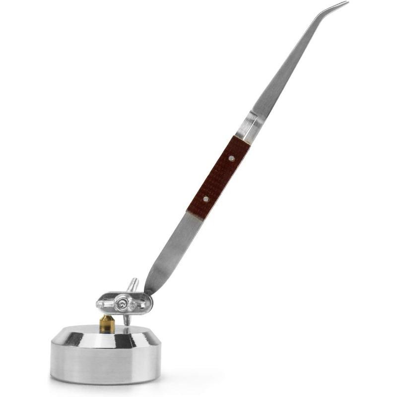 

Пинцеты третьей руки, 2 шт. в упаковке (Прямой + Изогнутый) Пинцет для сварки/пайки ювелирных изделий с крестообразным креплением и основанием, вращающийся на 360°, комплект для ремонта ювелирных изделий Curved