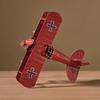 Metal Construction Retro Metal Airplane Vintage Iron Aircraft Model  Home Decoration