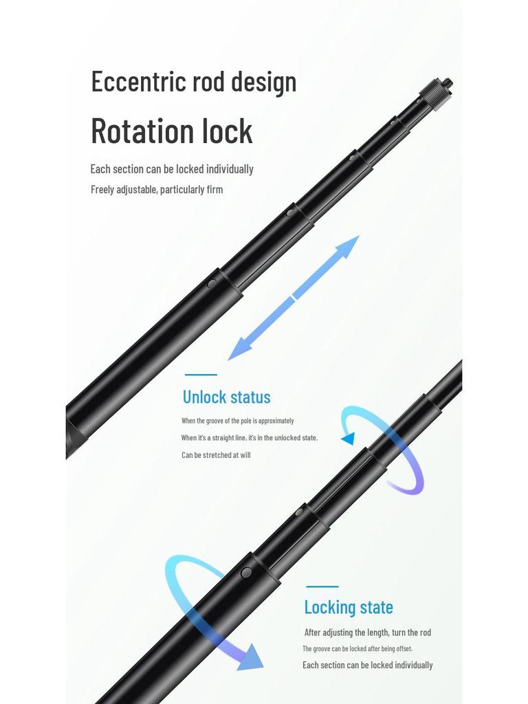 Universeller Selfie-Stick für GoPro, DJI Osmo, Insta360 Kameras