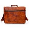 Men's Real Leather Vintage Laptop Messenger Handmade Briefcase Bag Satchel