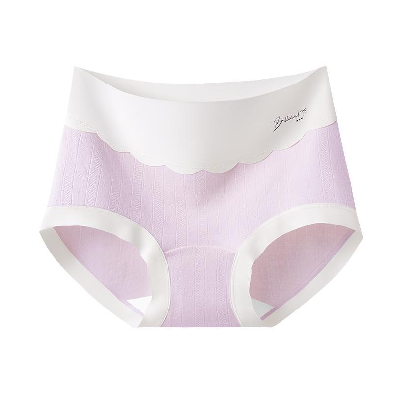 

Большой размер для девочек весна и осень 10А бактериостатическое нижнее белье с длинной ластовицей и высокой талией XXL фиолетовый