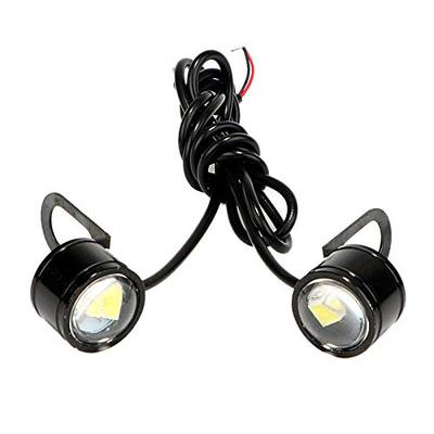 Swagell 2pcs White LED Bi-Headlight Spotlight Driving Day Running Light Lamp
