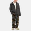 Stussy FW21 Woodsy Blanket Stitch Fleece Solid Color Lapel Plush Jacket Casual Hook Edge American Vintage Jacket Unisex jackets Black 218128