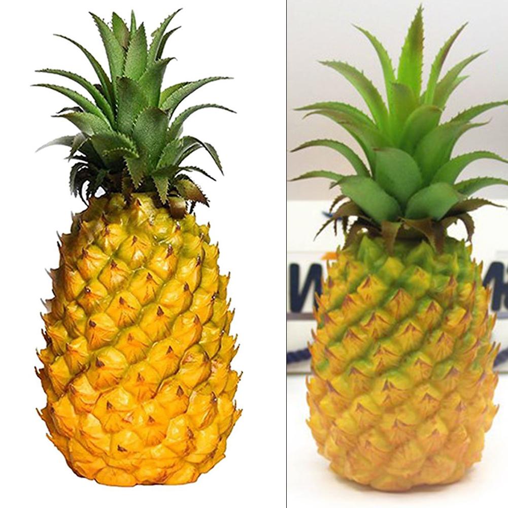 Artificial Pineapple Fake Fruits Figurine Decor Craft Household Shop DIY Tropical Display Photography Prop Decor
