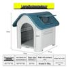 Rainproof Outdoor Dog Kennel for Medium & Large Dogs with Bed - Summer Cat Nest & Dog Cage Villa