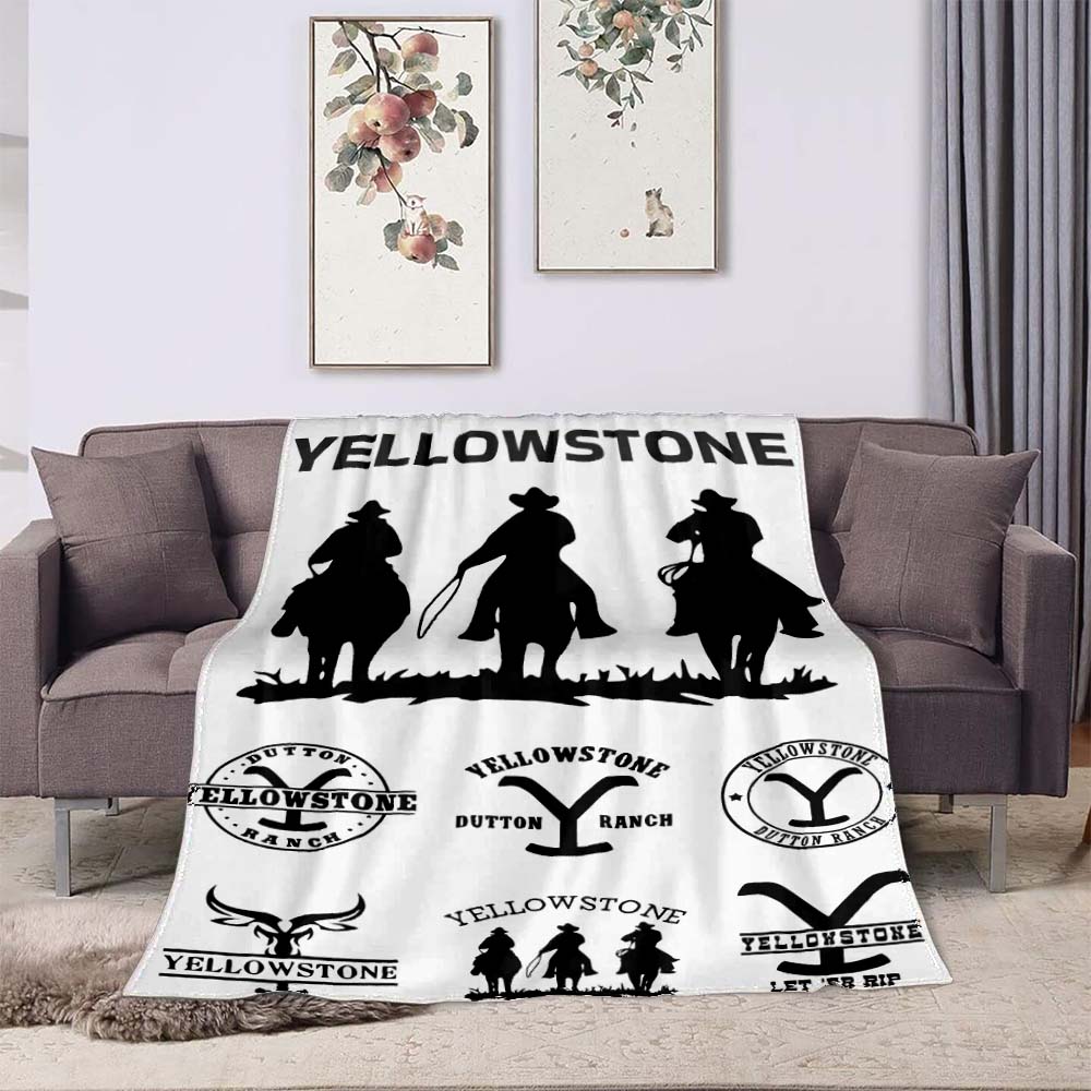 Nuovo Modello 2026 Coperta stampata Parco Nazionale di Yellowstone, adatta per divani e letti, è un regalo di compleanno e un ricordo ideale.